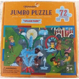 Splash Park Little Tikes Kids 72 Piece Jumbo Puzzle Ages 5+ NEW SEALED